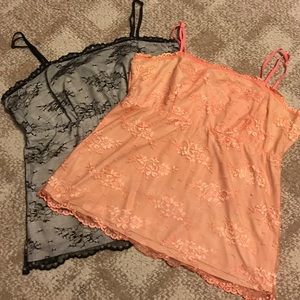 ✨SOLD✨2 Lace Cami - New York & Co